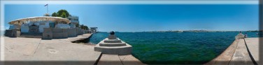 Sevastopol - njezd na pontov most.