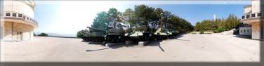 Sevastopol - Expozice sovtsk vojensk techniky a zbran z II.SV.