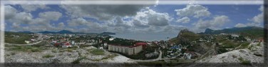 Sudak - pohled na msto. Ze severu.